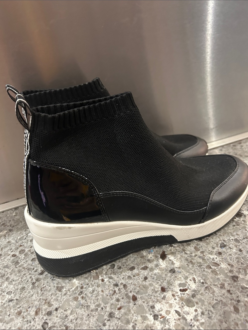 Michael Kors Skyler Wedge Sock Sneakers